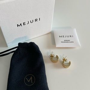 Mejuri Gold Vermeil Boyfriend Mini Hoop Earrings